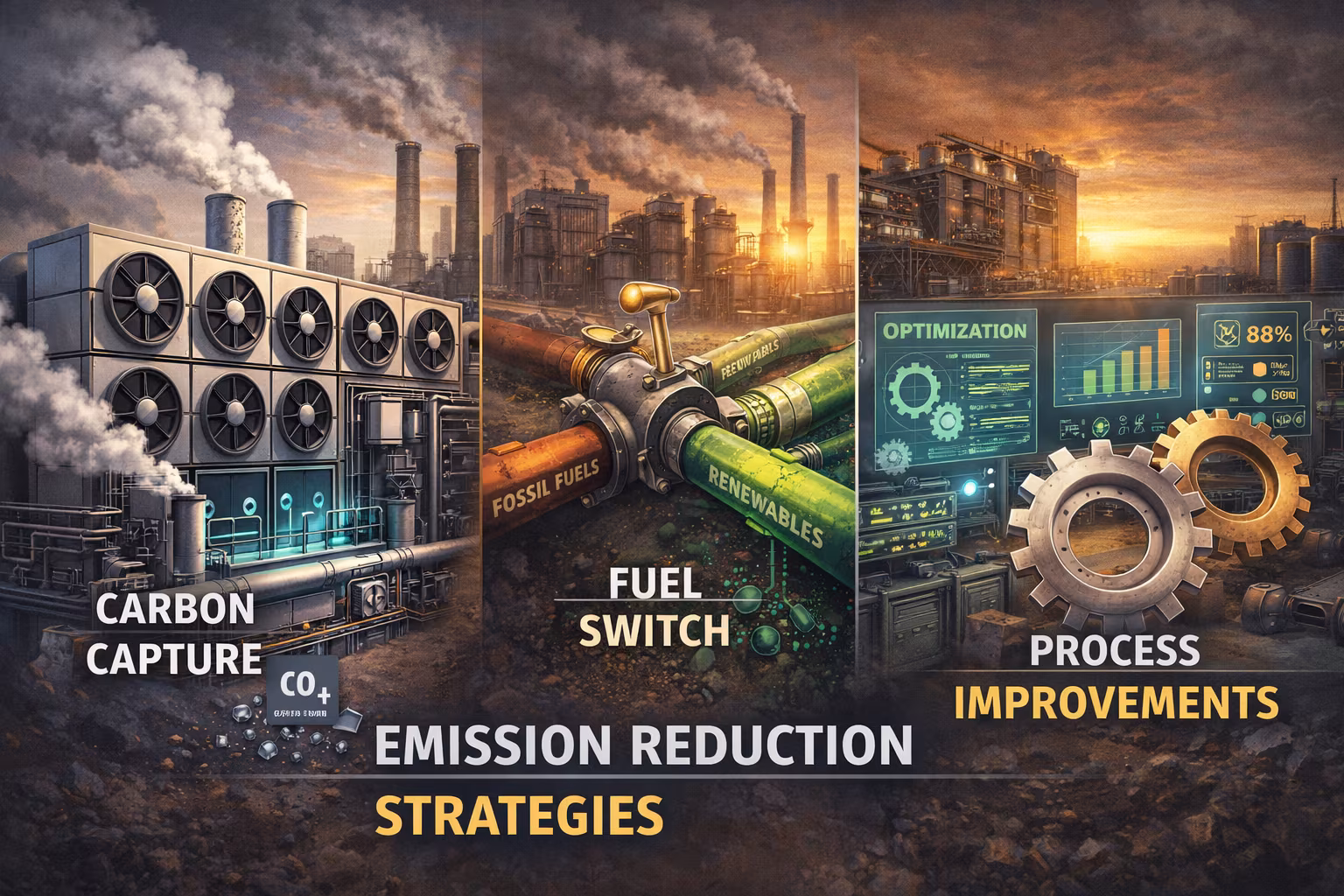 Emission Reduction Strategies: Integrating Carbon Capture Into a Complete Industrial Framework