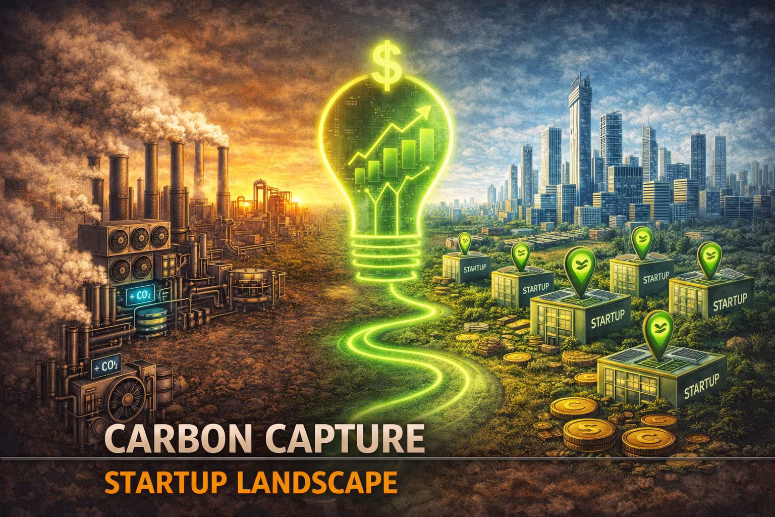 Carbon Capture Startup Landscape: New Solutions for Indian Industrial Facilities