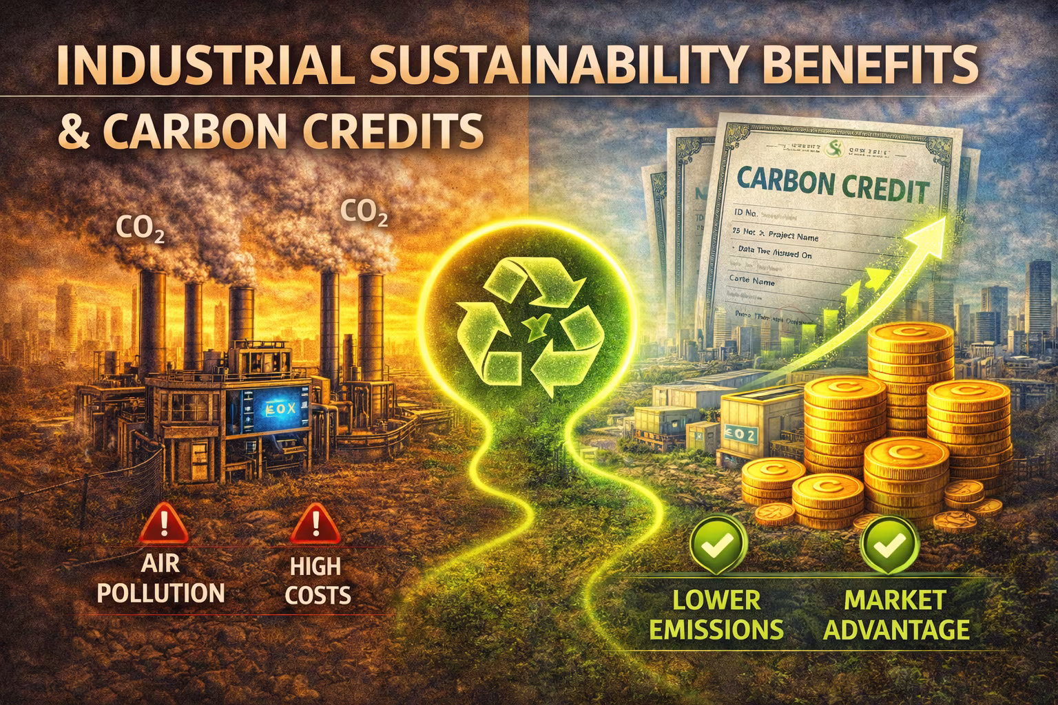 Industrial Sustainability Benefits: Financial and Competitive Gains for Indian Manufacturers for Carbon Credit Generation